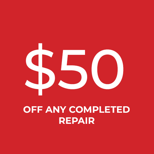 $50 OFF Any Completed Repair