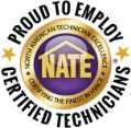 Proud to Employ NATE Certified Technicians